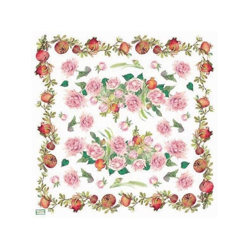 5 papiers de riz Fleurs-STA76