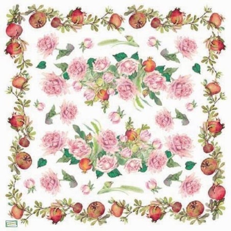 5 papiers de riz Fleurs-STA76