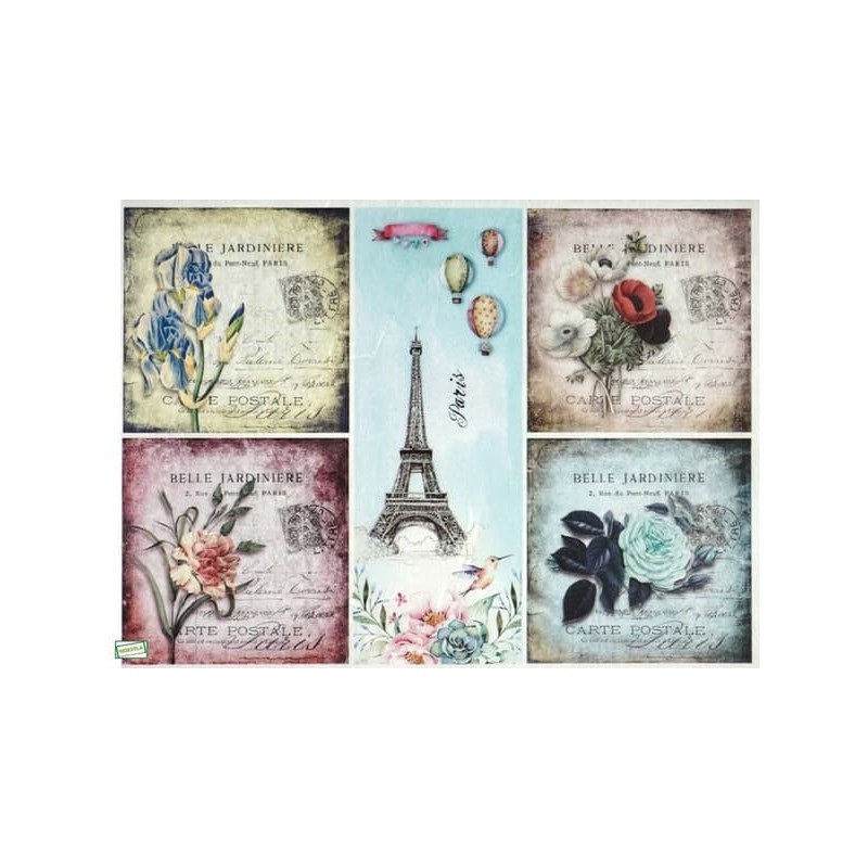 1papier de riz Fleurs-R20L