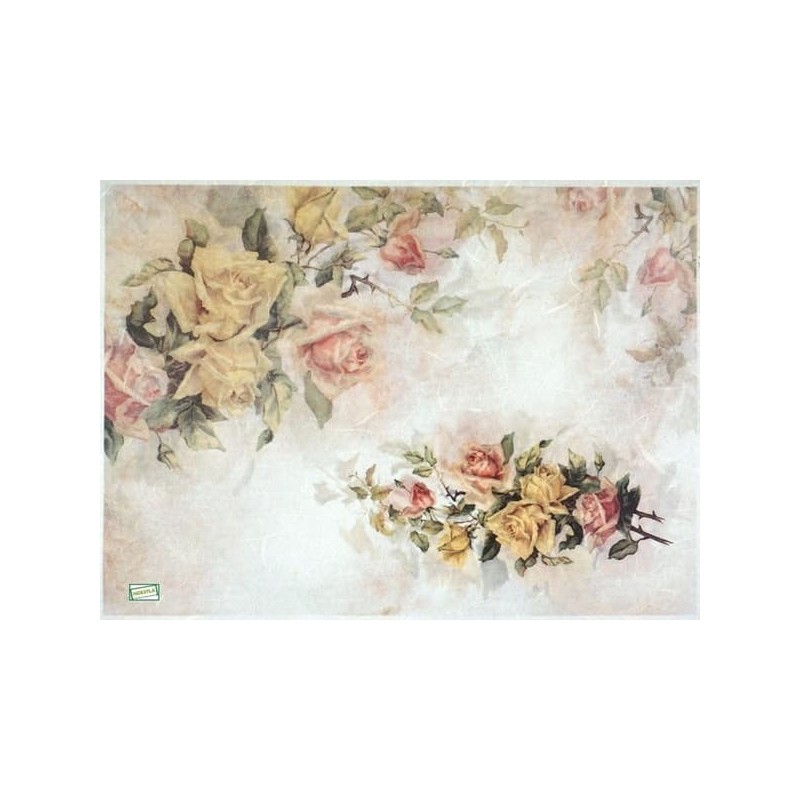 1papier riz Les Roses-R38L