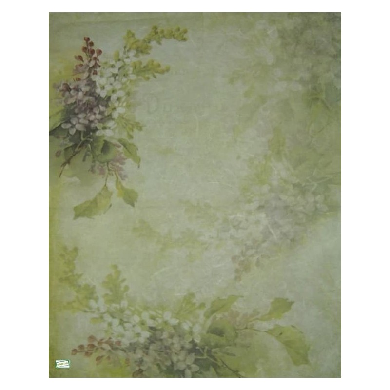 1 papier de riz Fleurs-R70L