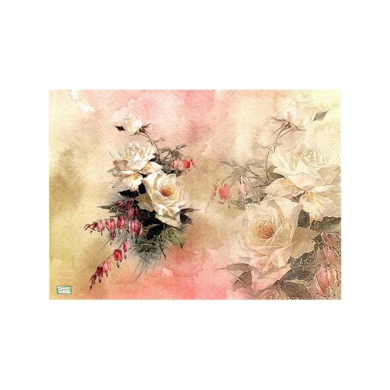 1papier riz Les Roses-R245L