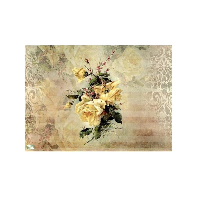 1papier riz Les Roses-R259L