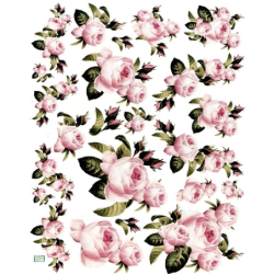 papier découpage Roses-D184M