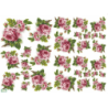 papier découpage Roses-D333M