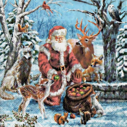 loisirs créatifs,Noël,Ambiance Noël,hiver,neige,découpage,serviettage,sapin,Ambiance Magique et Féérique,fêtes,serviettes papier