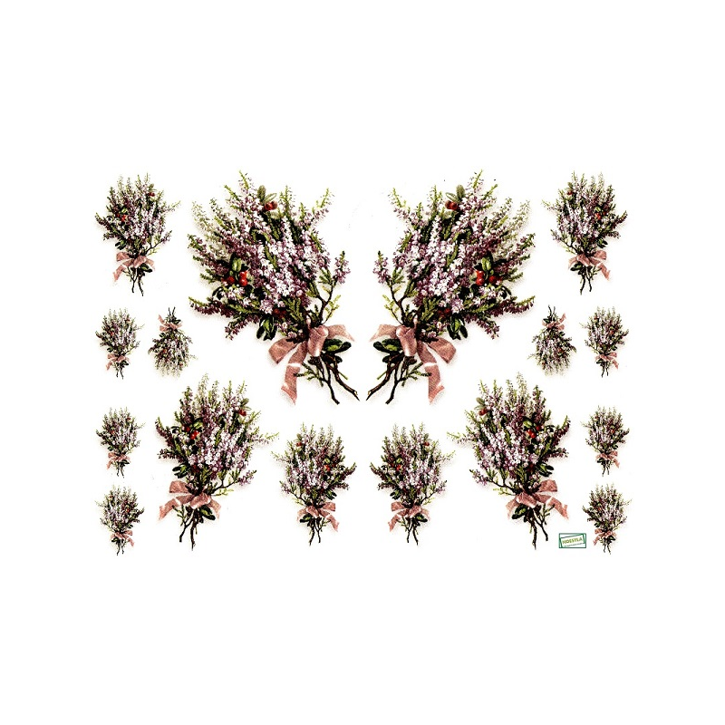 papier découpage Fleurs-D348M