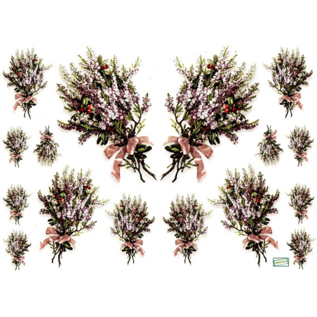 papier découpage Fleurs-D348M