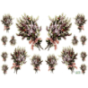 papier découpage Fleurs-D348