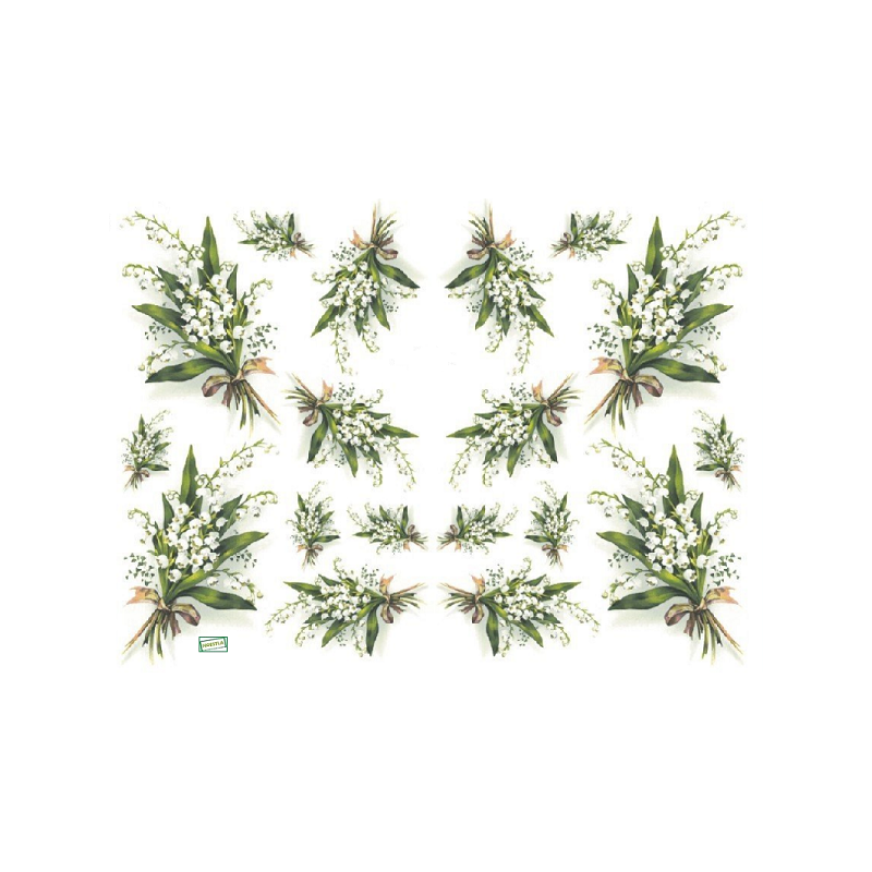 papier découpage Muguet-D357