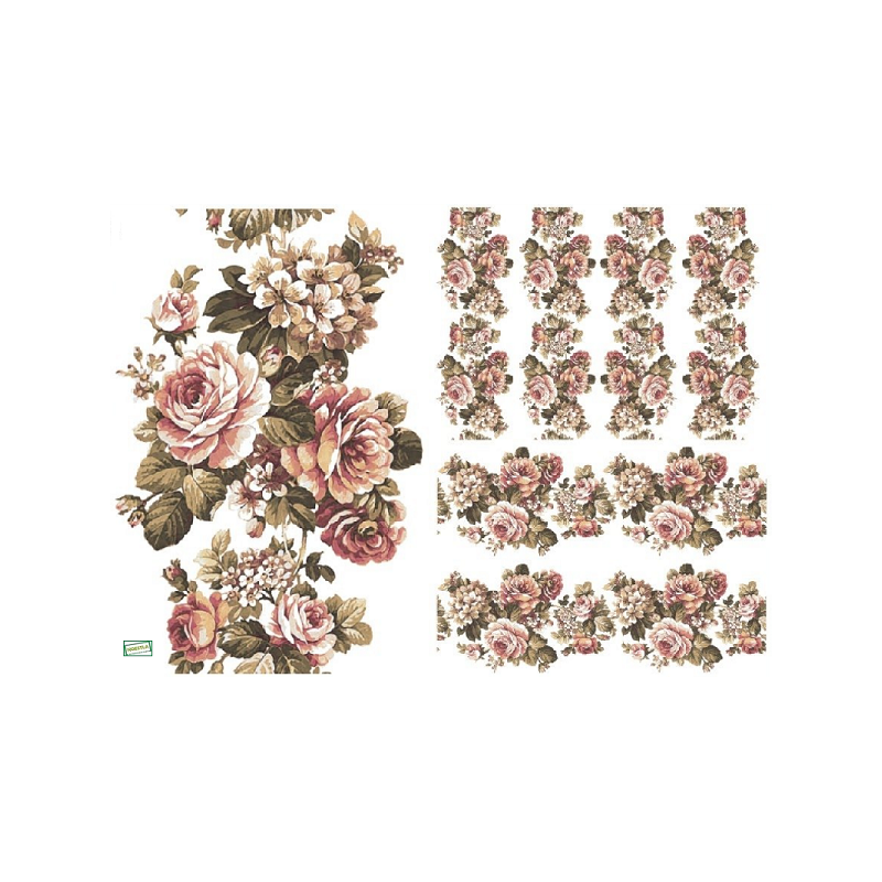 papier découpage Roses-D427