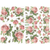 papier découpage Roses-D442