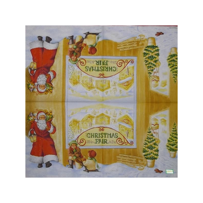 Noël,Ambiance Noël,hiver,neige,découpage,serviettage,sapin,Ambiance Magique et Féérique,fêtes,serviettes papier