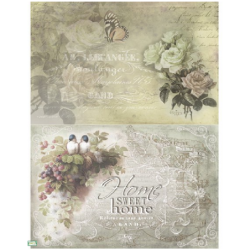 papier découpage Fleurs-D523