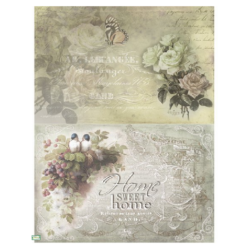 papier découpage Fleurs-D523M