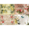 papier découpage Fleurs-D579