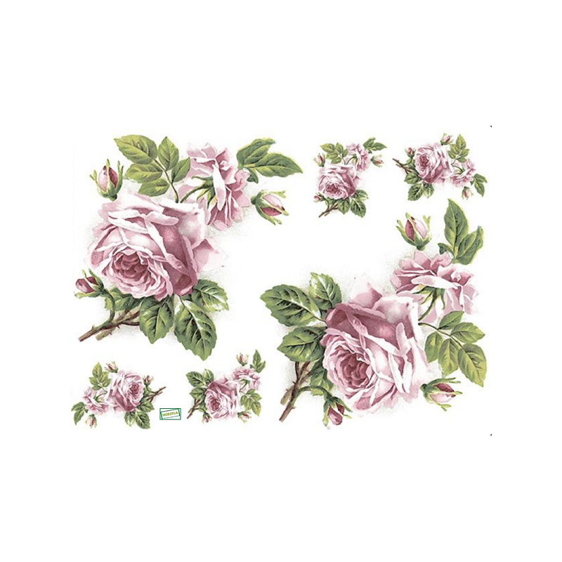 papier découpage Roses-S52L