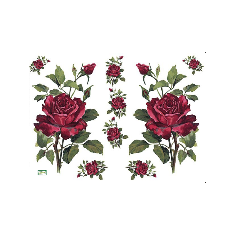 papier découpage Roses-S54L
