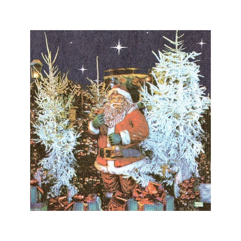 Scène enneigée,Paysage hivernal,Décor de neige,Tableau d'hiver,Horizons enneigés,la neige,découpage,collage,serviettage,flocons