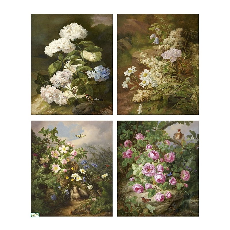 papier découpage Fleurs-S501