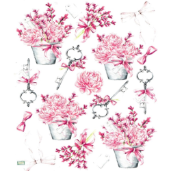 papier découpage Fleurs-S502