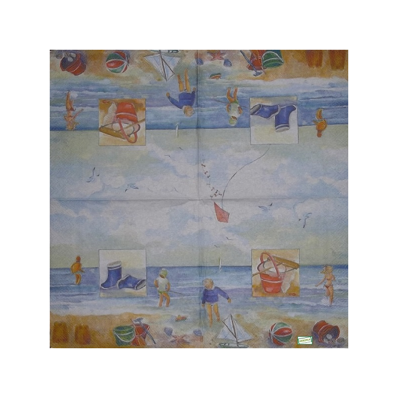 1 serviette papier La Mer -2