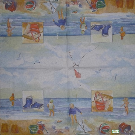 1 serviette papier La Mer -2