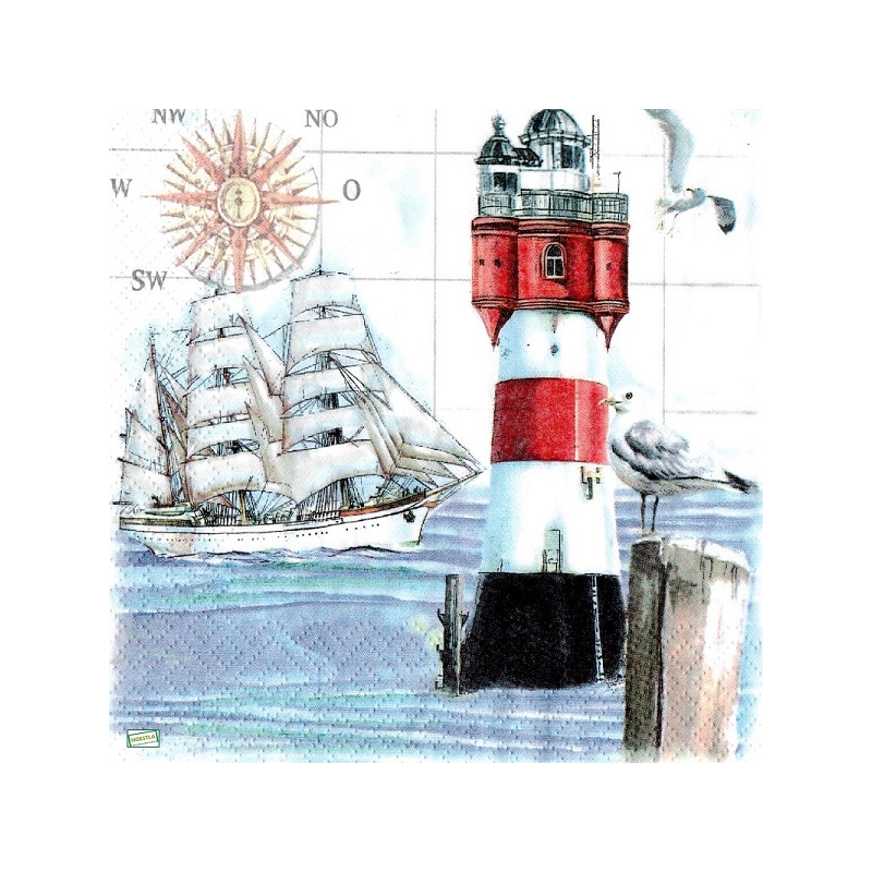 1 serviette papier La Mer-6