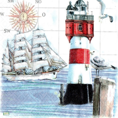 1 serviette papier La Mer-6