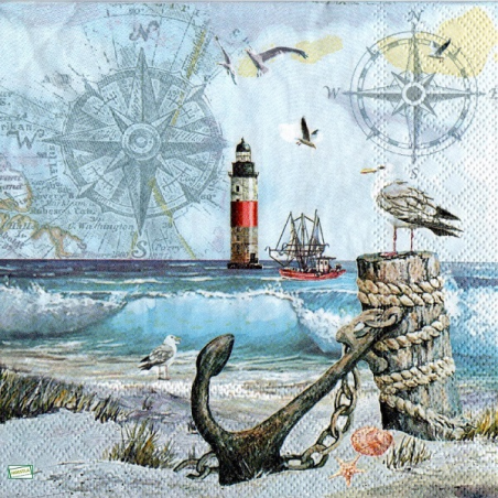 1 serviette papier La Mer-8