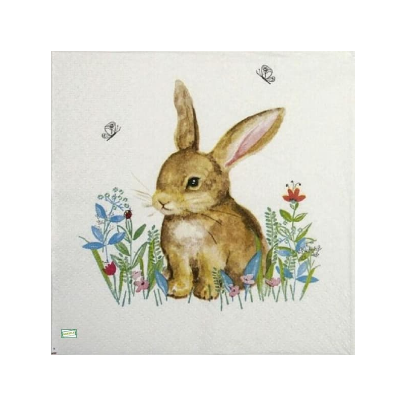 1serviette papier Le Lapin-56
