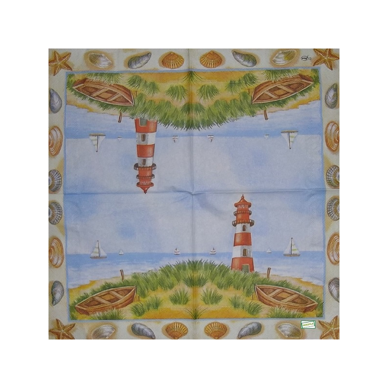 1 serviette papier La Mer -22