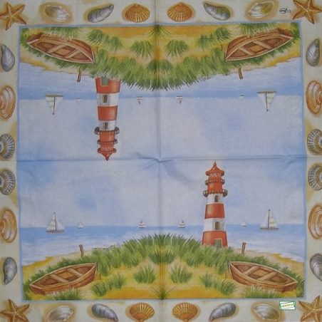 1 serviette papier La Mer -22