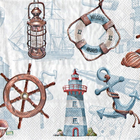 1 serviette papier La Mer-25