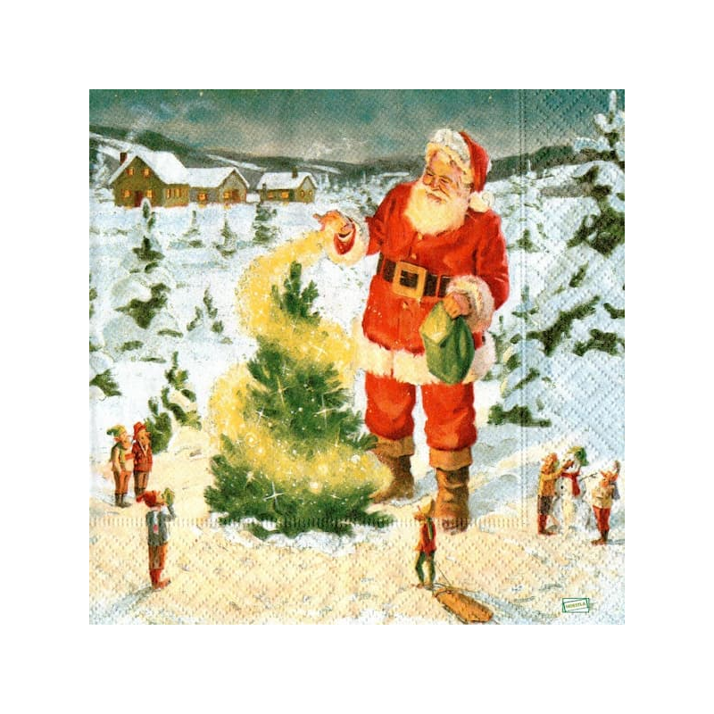 loisirs créatifs,Noël,Ambiance Noël,hiver,neige,découpage,serviettage,sapin,Ambiance Magique et Féérique,fêtes,serviettes papier