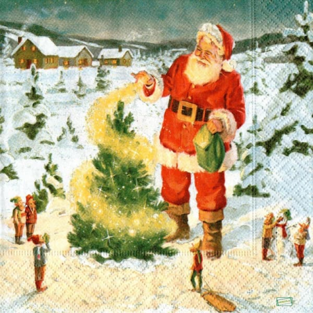 loisirs créatifs,Noël,Ambiance Noël,hiver,neige,découpage,serviettage,sapin,Ambiance Magique et Féérique,fêtes,serviettes papier