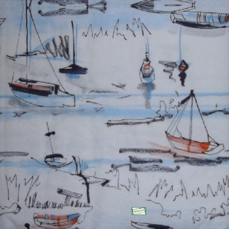 1 serviette papier La Mer-32