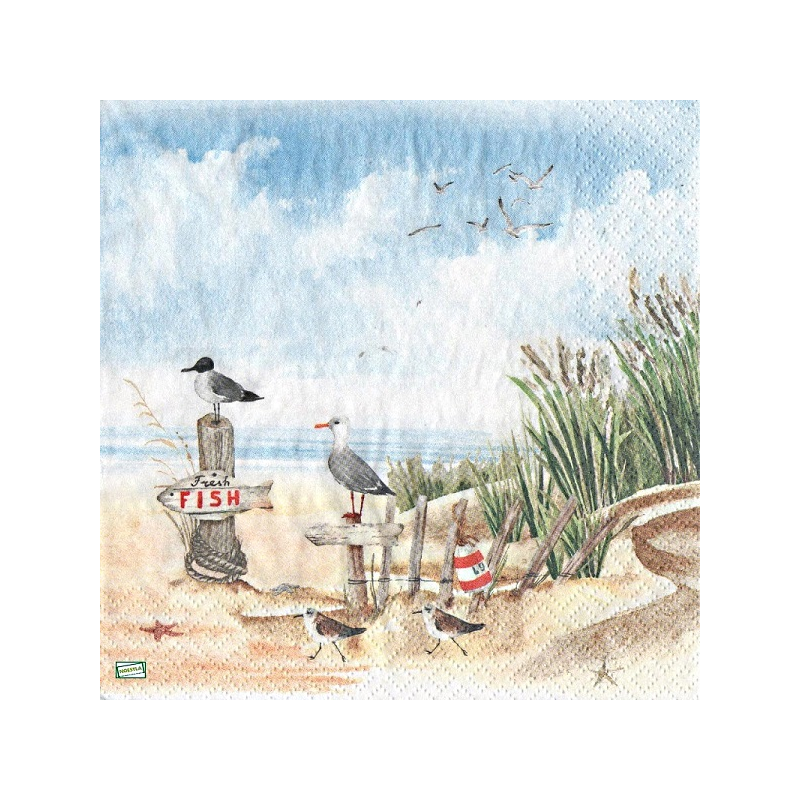 1 serviette papier La Mer-36