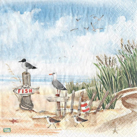 1 serviette papier La Mer-36