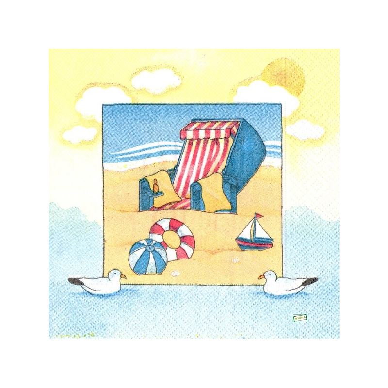 1 serviette papier La Mer-39