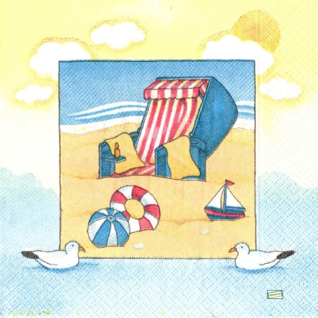 1 serviette papier La Mer-39