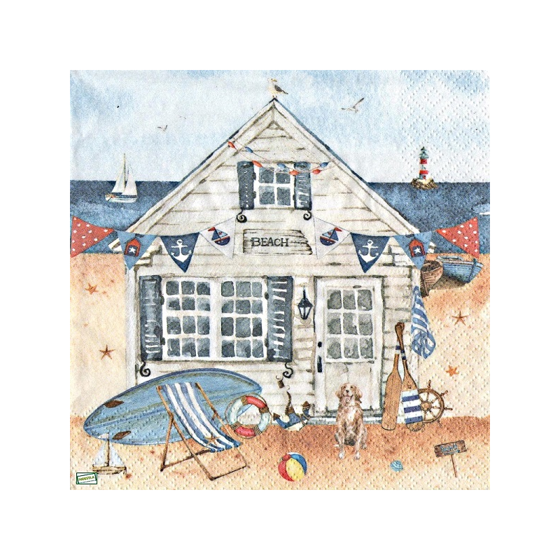 1 serviette papier La Mer-42