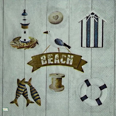 1 serviette papier La Mer-51