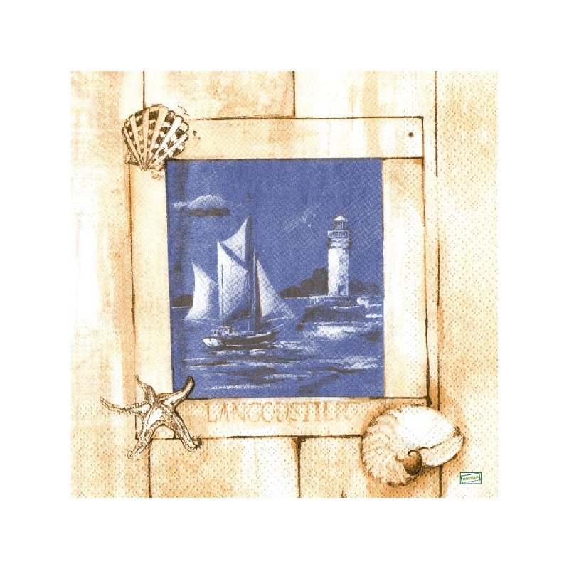 1 serviette papier La Mer-74