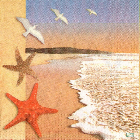 1 serviette papier La Mer -80