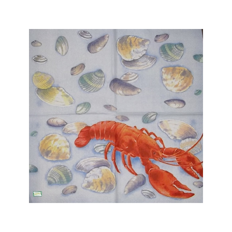 1 serviette Coquillages -83