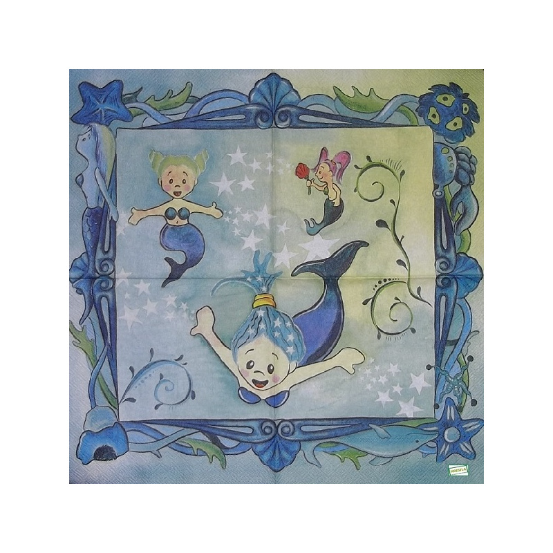 1 serviette Les Sirènes -87