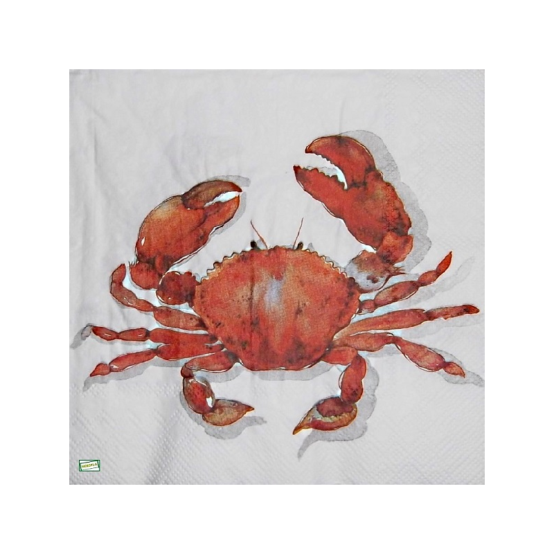 1 serviette Le Crabe -93
