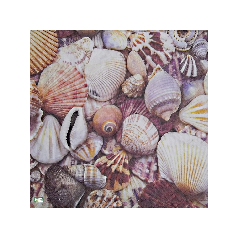 1 serviette Coquillages -94