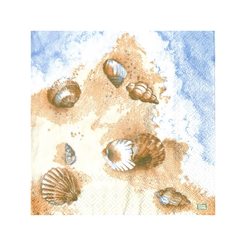 1 serviette Coquillages -107
